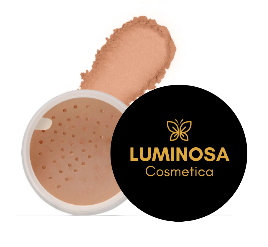 Sunkissed blush shown its container
